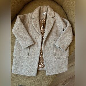 Rylee + Cru Camel Wool Coat